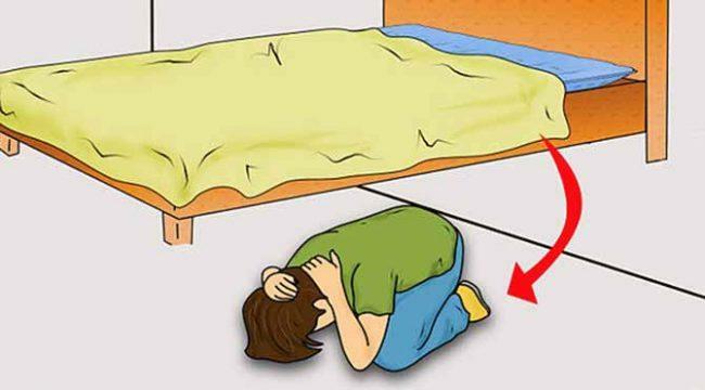 Ką daryti, jei žemės drebėjimas įvyksta naktį, kai miegate