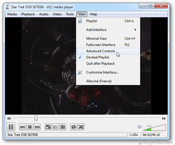 Paimkite ekrano momentinius vaizdus iš „VLC Media Player“