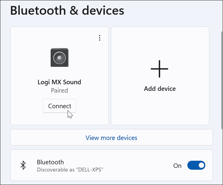 Prijunkite Bluetooth įrenginį