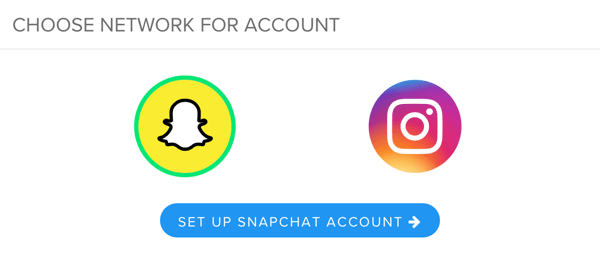 Susiekite „Snapchat“ paskyrą su „Snaplytics“.