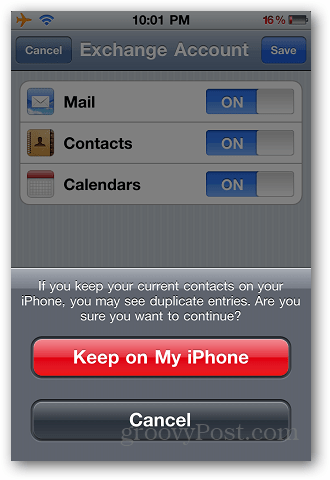 Perkelti kontaktus „iPhone 7“