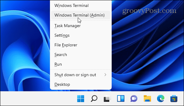 „Windows“ terminalo administratorius