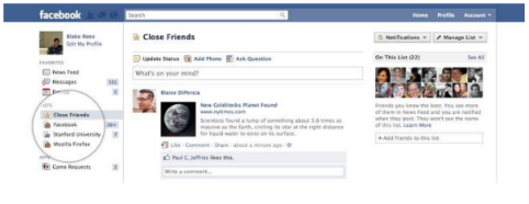 „facebook“ išmanieji sąrašai