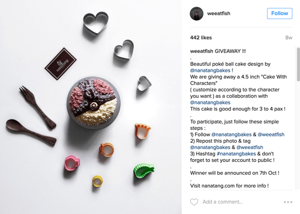 Maistas „Instagrammer“ @weeatfish reklamavo „Nanatang Bakes“ dovaną.