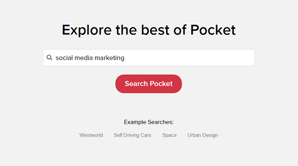 „Pocket Explore“ siūlo turinį pagal jūsų pomėgius.