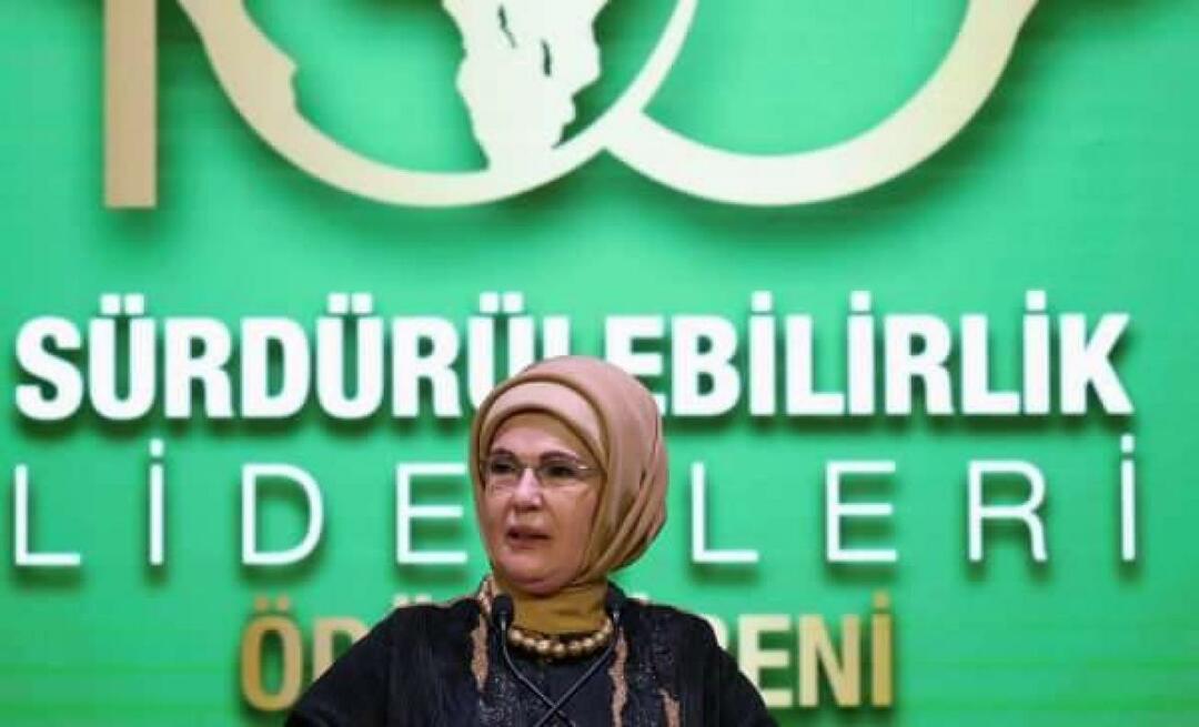 Emine Erdoğan pasidalijimas iš Tvaraus amžiaus viršūnių susitikimo