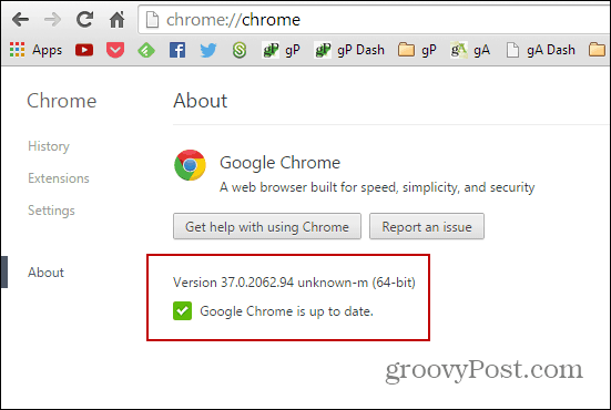„Chrome“ versija