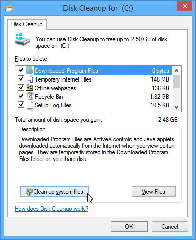 „Windows 7“ pakeitimų paketo valymas