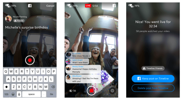„Facebook“ paskelbė, kad „Live 360“ dabar yra prieinama visiems profiliams ir puslapiams, o dabar visi, turintys „360“ kamerą, „Facebook“ gali tiesiogiai transliuoti 360 laipsnių kampu.
