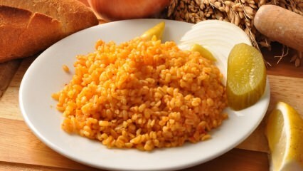 Kaip padaryti lengviausią bulgur pilaf? Bulgur pilaf patarimai