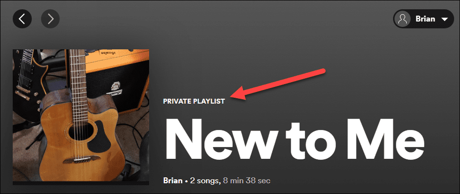 Padarykite grojaraštį privačiu „Spotify“.