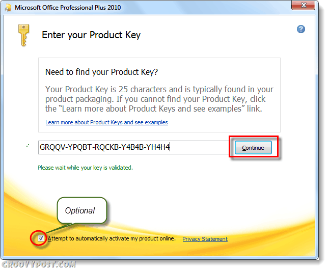 Kaip pakeisti „Microsoft Office 2010“ produkto raktus