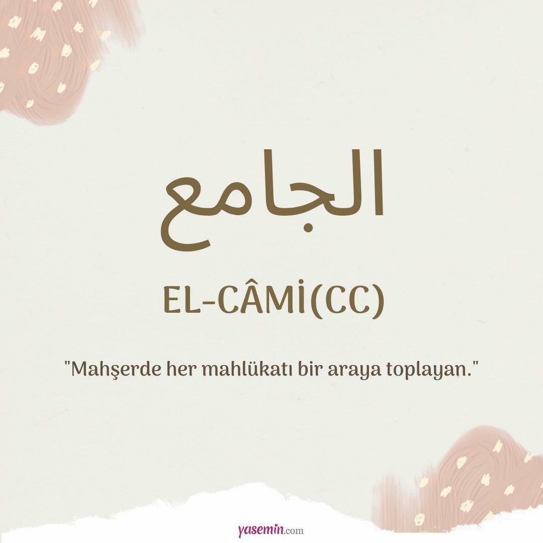 Ką reiškia Al-Cami (c.c)?
