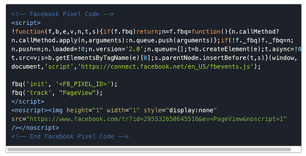 „Facebook“ inicializavimo taškas turi suaktyvėti prieš bet kurį pasirinktinį kodą.