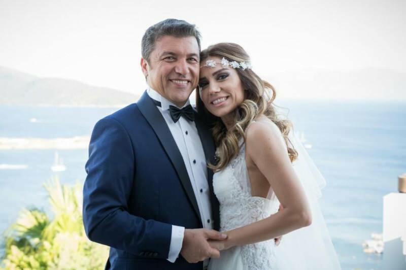 Vestuvių nuotrauka - Ismailas Küçükkaya ir jo buvusi žmona Eda Demirci