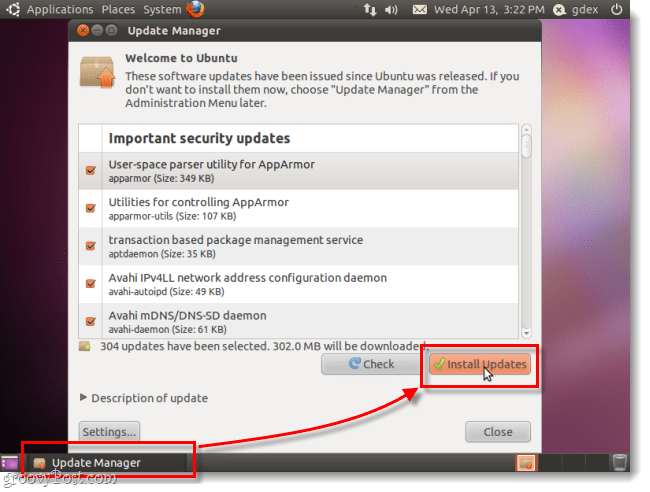 įdiegti „Ubuntu“ saugos naujinius