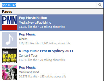 „Facebook“ pop muzika