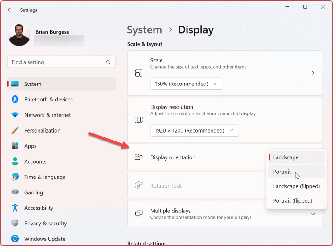 Kaip pasukti ekraną sistemoje „Windows“.