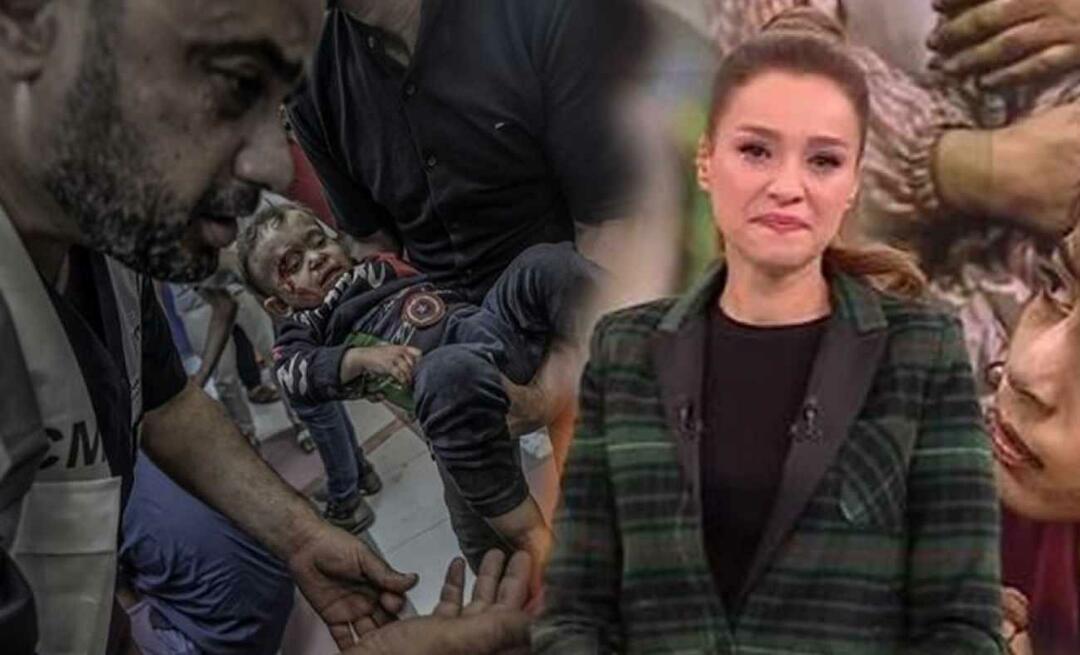 Naujienų vedėja Cansın Helvacı negalėjo sulaikyti ašarų, pranešdama apie žudynes Gazoje!