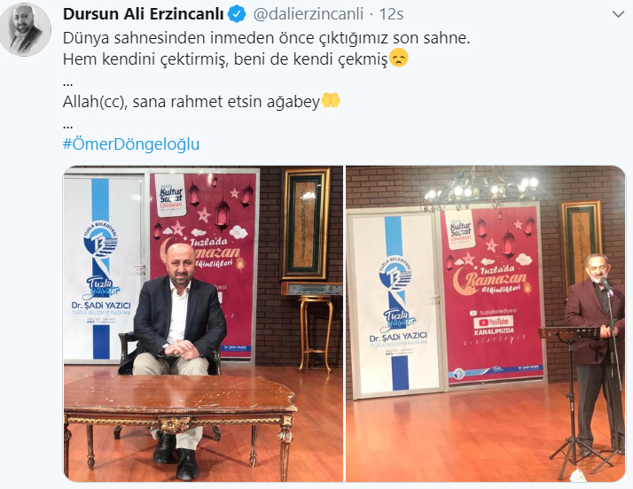 Dursun Ali Erzincanlıdan Ömer Döngeloğlu dalijimasis