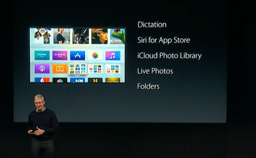 „Tim Cook“ - naujos „Apple TV“ funkcijos
