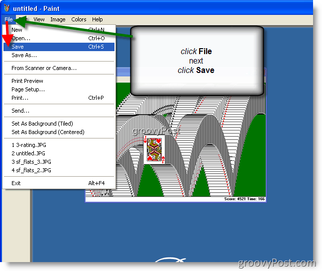 Nufotografuokite ekrano kopiją „Windows XP“