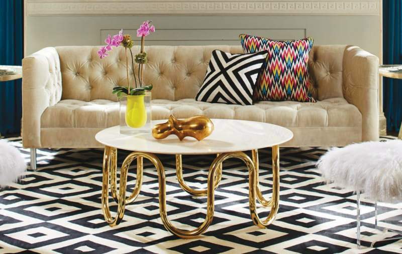 Nauja dekoravimo tendencija: auksiniai baldai