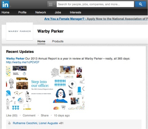 Warby Parker ataskaita