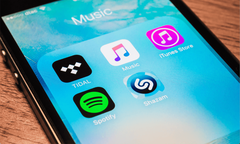 Kaip naudoti „Shazam“ su „Apple Music Classical“.