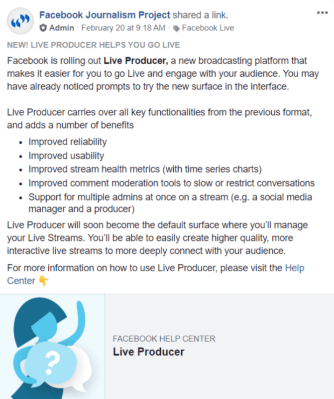 „Facebook“ išleidžia „Live Producer“ ir daro tai kaip numatytąjį „Live Stream“ valdymo paviršių.