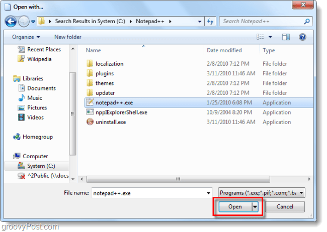 Kaip pridėti programų asociacijas prie failų tipų sistemoje Windows 7