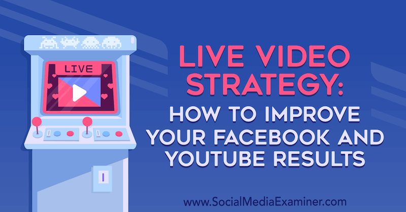 Tiesioginio vaizdo įrašo strategija: kaip pagerinti „Facebook“ ir „YouTube“ rezultatus, autorė Luria Petruci socialinės žiniasklaidos eksperte.