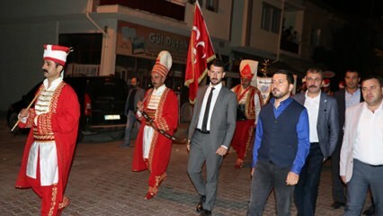 Nevşehir meras iškėlė žmones su mehter komanda