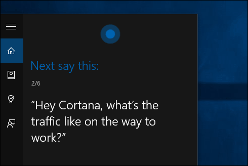 „Train Voice Cortana Windows 10“