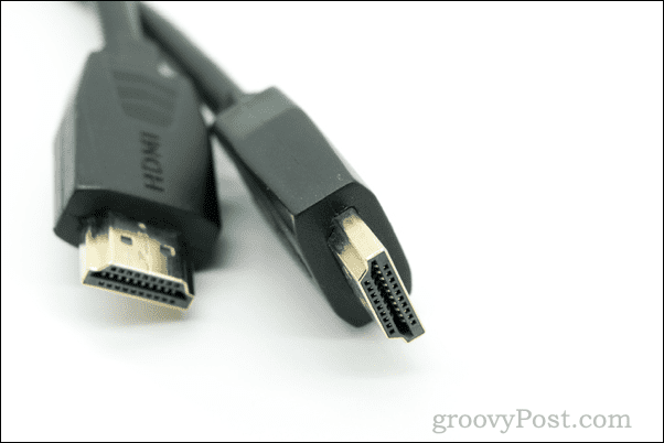 HDMI kabelio pavyzdys