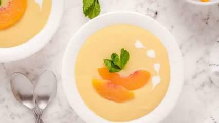 Vasaros gelbėtojas, šaltos persikų sriubos receptas! Gaivi šalta persikų sriuba