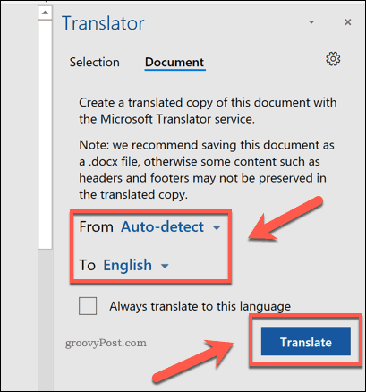 Viso PDF dokumento vertimas į „Word“