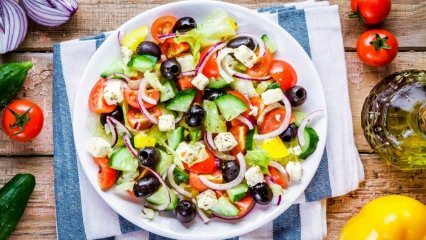Salotų dietų sąrašas lieknėjimui! Mažai kalorijų saldžių salotų receptai