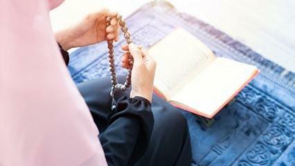 Kaip padaryti maldą tasbih? Maldos ir dhikr skaitomi po maldos