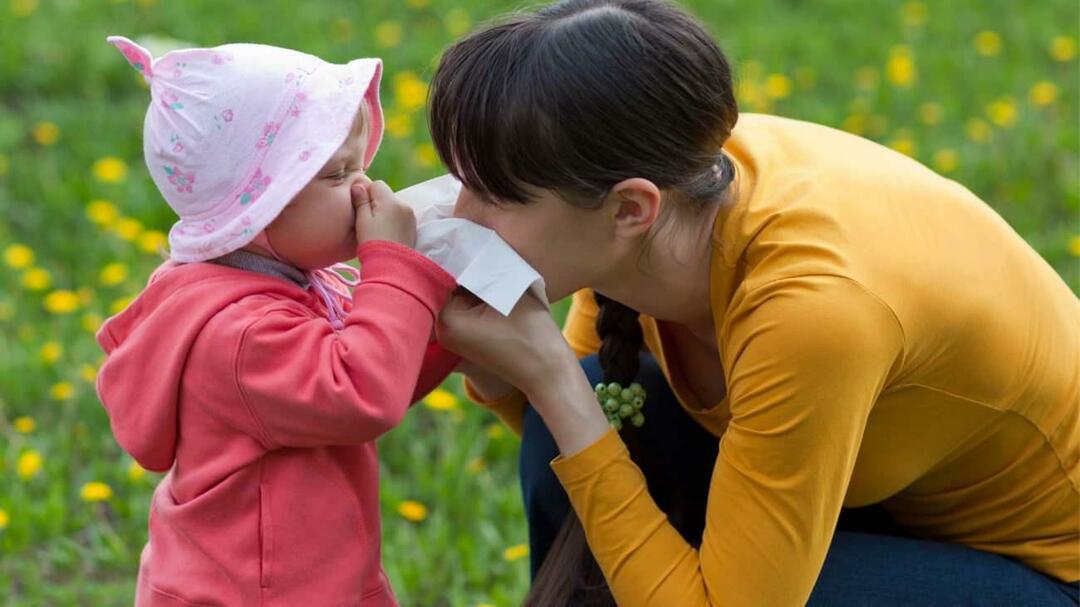 Kas yra sezoninė alergija vaikams? Ar jis maišosi su šalčiu? Kas tinka sezoninėms alergijoms?