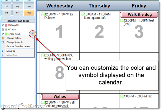 „Outlook 2010“ kalendoriaus spausdinimo spausdintuvų tinkinimas