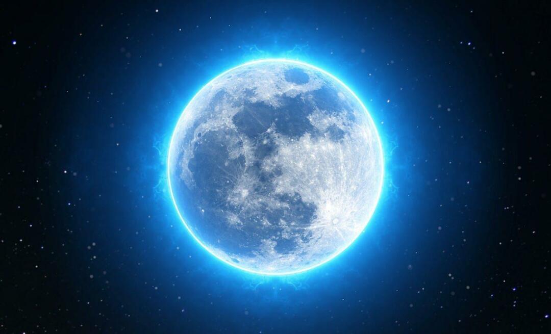 Kas yra mėlynasis mėnulis? Kada pasirodys Mėlynasis mėnulis? Ar tai bus matoma iš Turkijos? 