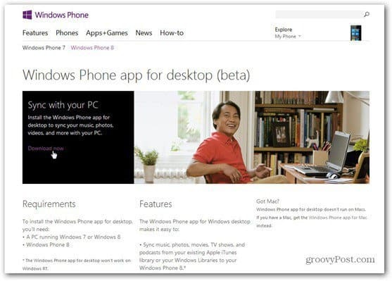 „Windows Phone 8“ programinės įrangos atsisiuntimas