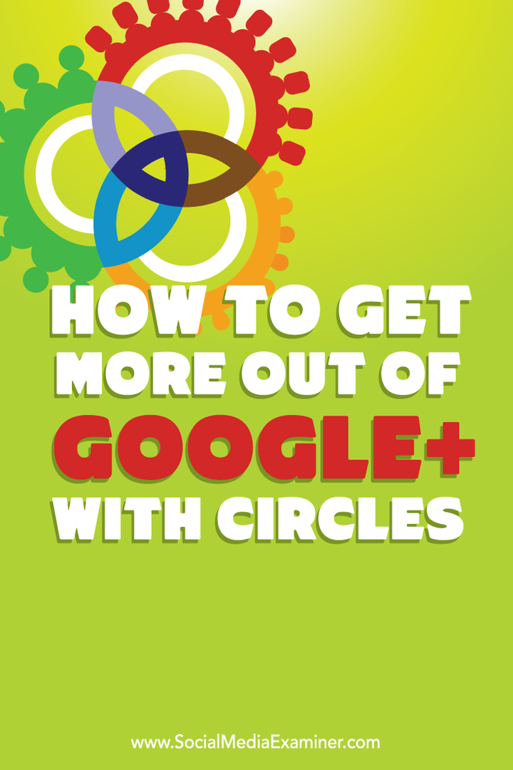 kaip gauti daugiau naudos iš „Google +“ su draugų ratais