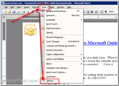 Apsaugokite slaptažodžiu „Excel 2003“
