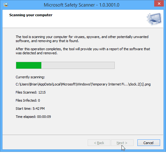 „Microsoft Safety Scanner“ yra nemokama antivirusinė priemonė pagal pareikalavimą