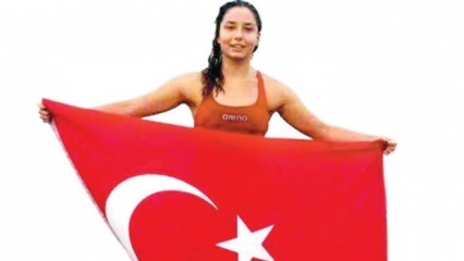Greičiausia Turkijos moteris, kertanti Lamanšo sąsiaurį: Bengisu Avcı 