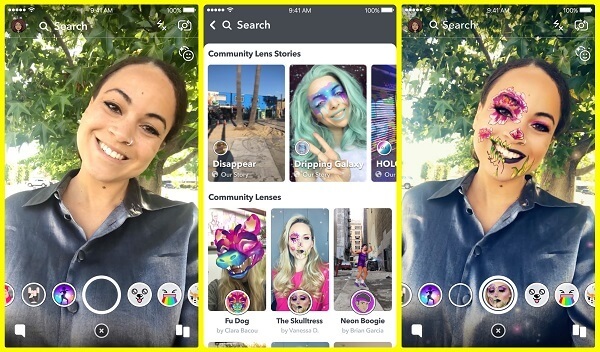 „Snapchat“ išleis „Lens Explorer“ - lengvesnį būdą atrasti ir atrakinti tūkstančius „Snapchatters“ sukurtų objektyvų visame pasaulyje.