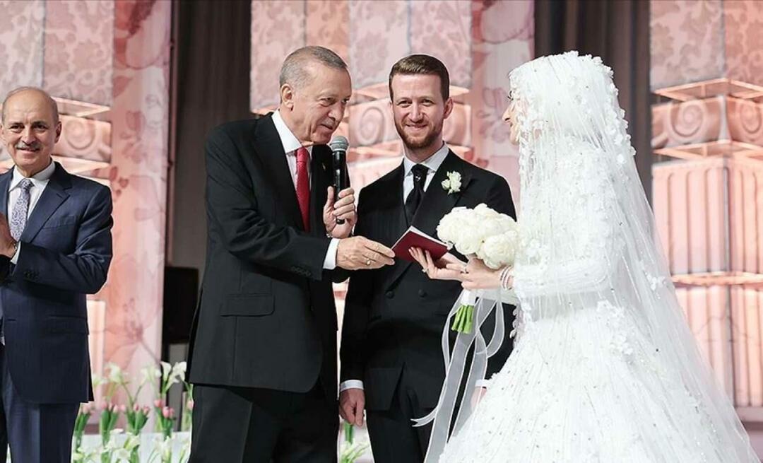 Prezidentas Recepas Tayyipas Erdoğanas buvo savo sūnėno vestuvių liudininkas!