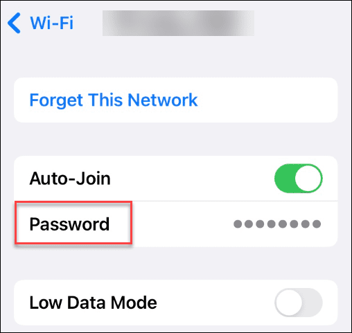 Peržiūrėkite išsaugotus „Wi-Fi“ tinklo slaptažodžius „iPhone“.